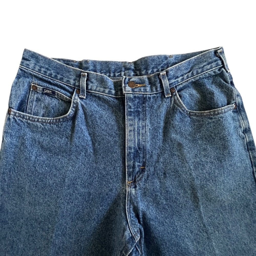 Vtg Lee Riders Genuine Denim Jeans 90's Mens 36x34 Blue USA Relaxed Fit **READ** - Picture 5 of 14